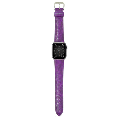Karung Snake Skin Watch Strap - Purple