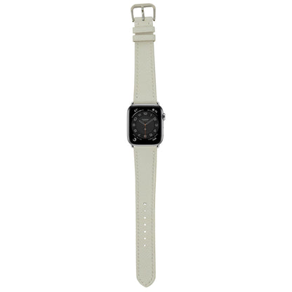 Epsom Leather Watch Strap - White