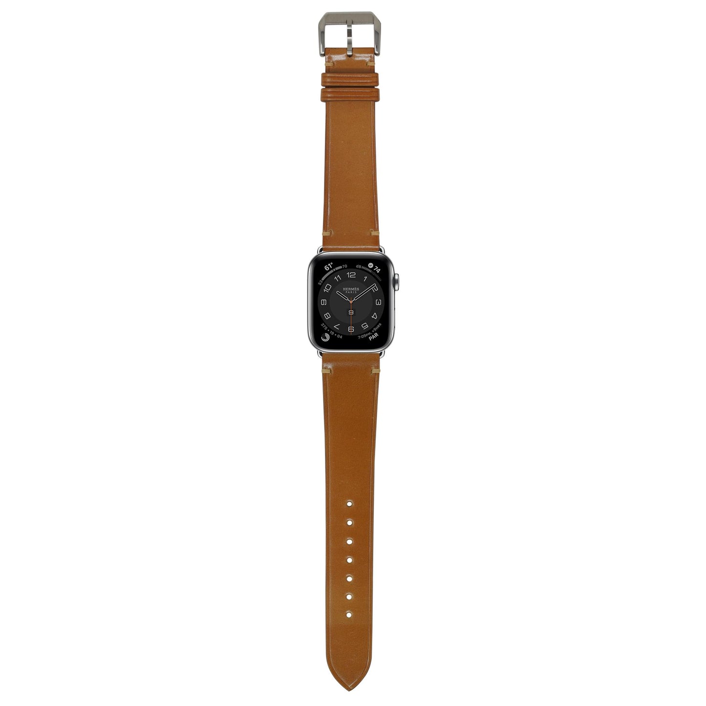 Shell Cordovan Leather Watch Strap - Natural