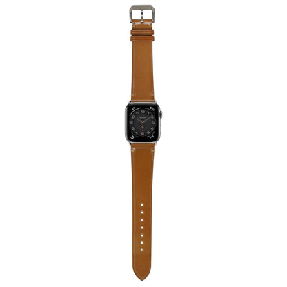 Shell Cordovan Leather Watch Strap - Natural