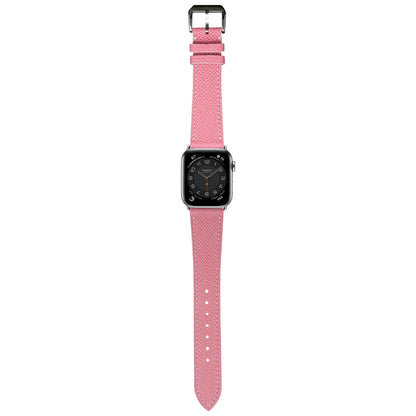 Epsom Leather Watch Strap - Pink