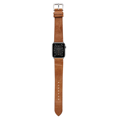 Suede Leather Watch Strap - Whisky