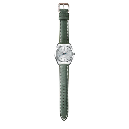 Babele Linen Leather Watch Strap - Verde