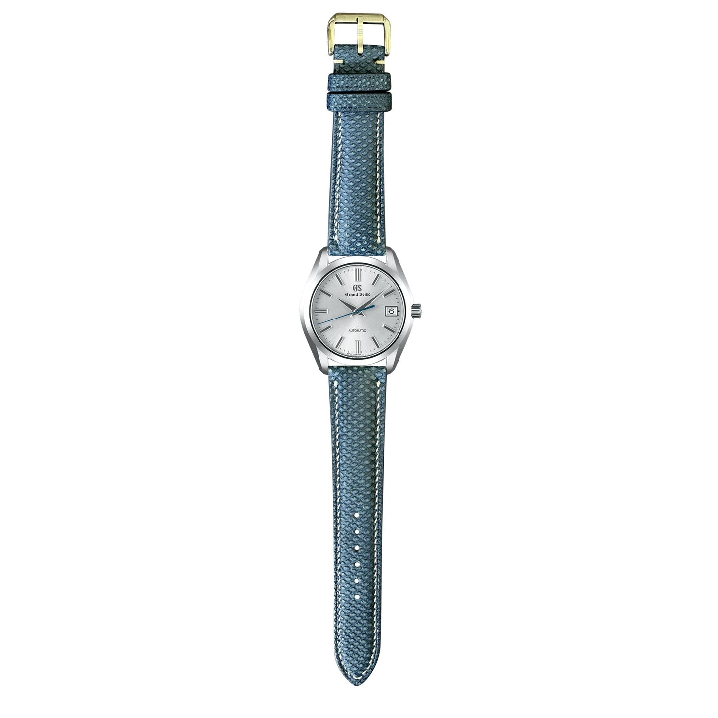 Karung Snake Skin Watch Strap - Navy