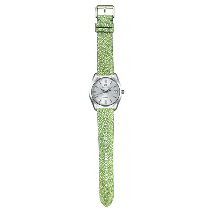 Stingray Leather Watch Strap - Green