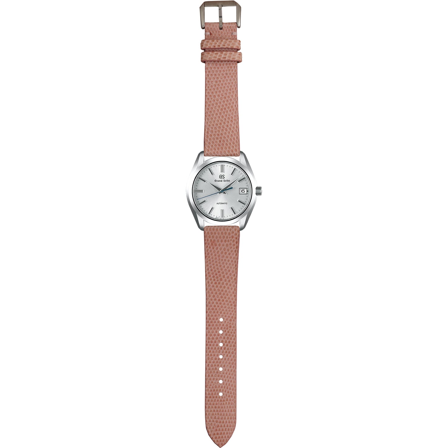 Lizard Leather Watch Strap - Blush Pink