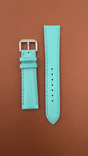 在图库查看器中加载和播放视频，Karung Snake Skin Watch Strap - Tiffany Blue

