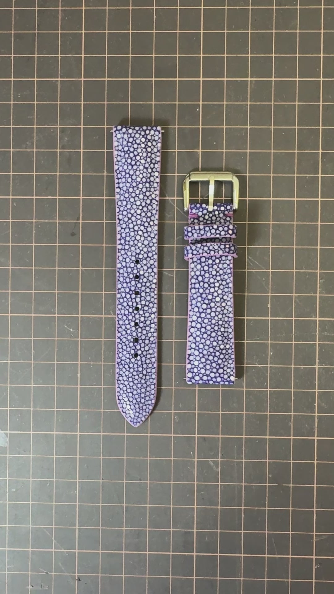 Stingray Watch Strap - Purple