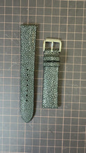 Load and play video in Gallery viewer, Stingray Leather Watch Strap - Gray
