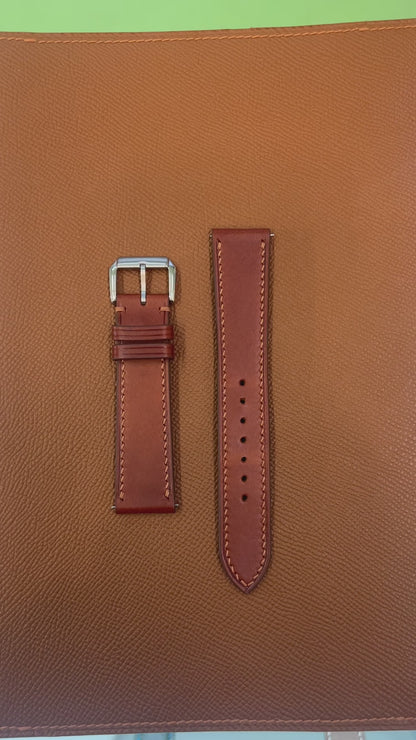 Buttero Leather Watch Strap - Brown