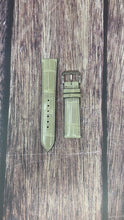 Load and play video in Gallery viewer, Crocodile Leather Watch Strap - Gray
