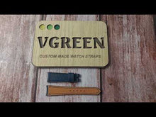 Load and play video in Gallery viewer, Zenith Star 33mm Watch Strap - VGreen
