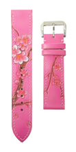 将图片加载到图库查看器，Sakura Blossom - Engraved Leather Watch Straps
