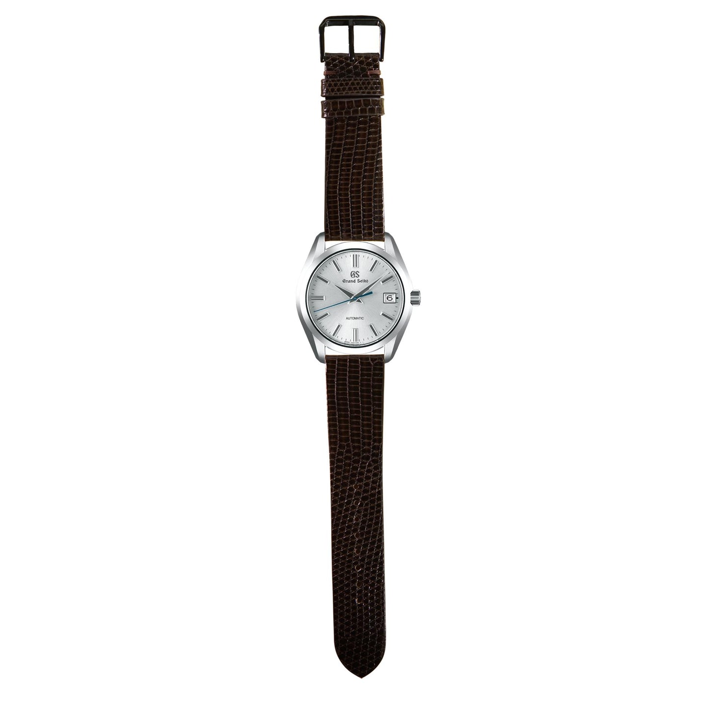 Lizard Leather Watch Strap - Dark Brown