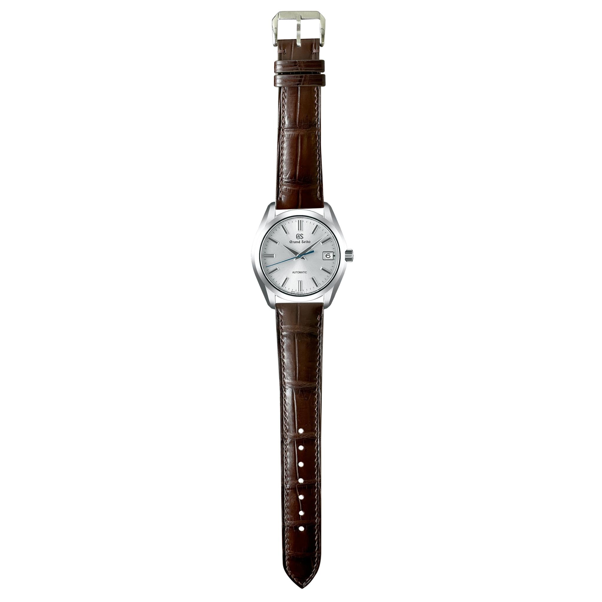 Crocodile Leather Watch Strap - Brown – VGreen