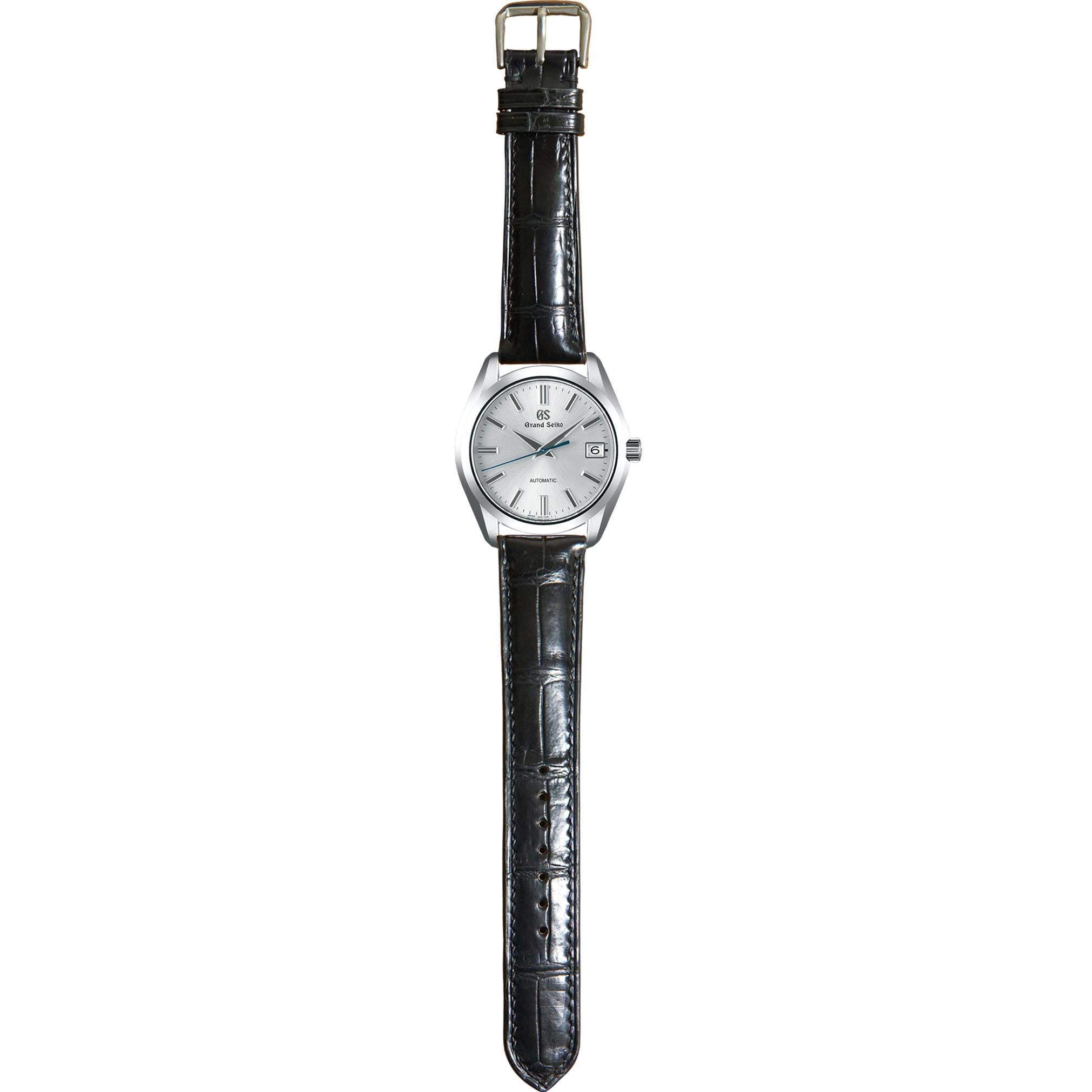 Crocodile Leather Watch Strap - Black – VGreen