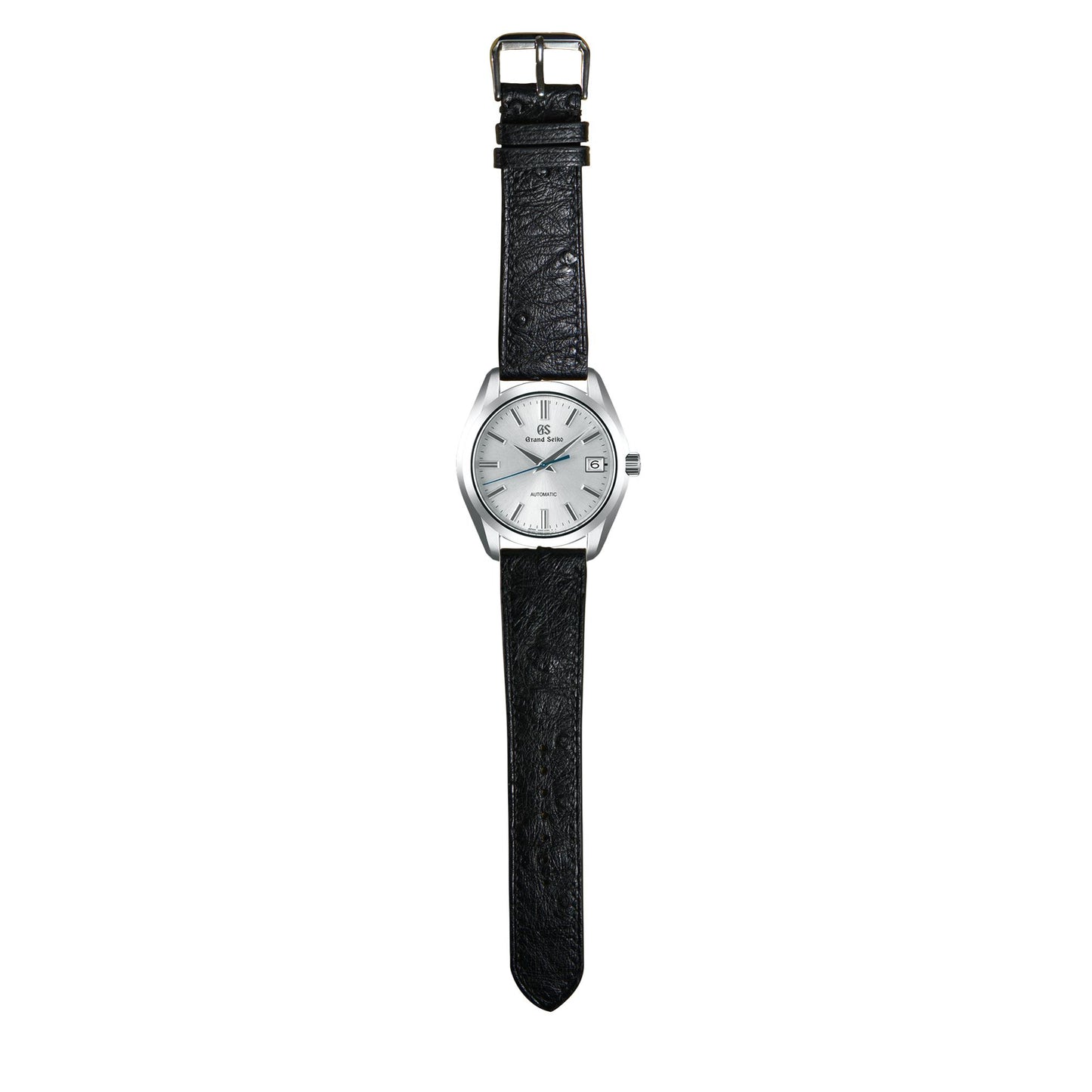 Ostrich Leather Watch Strap - Black