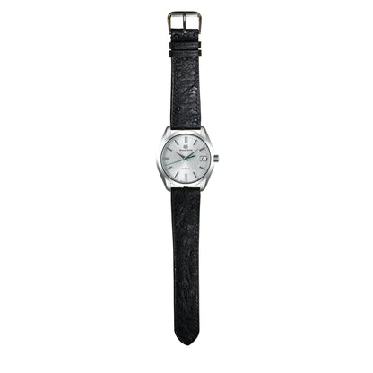 Ostrich Leather Watch Strap - Black