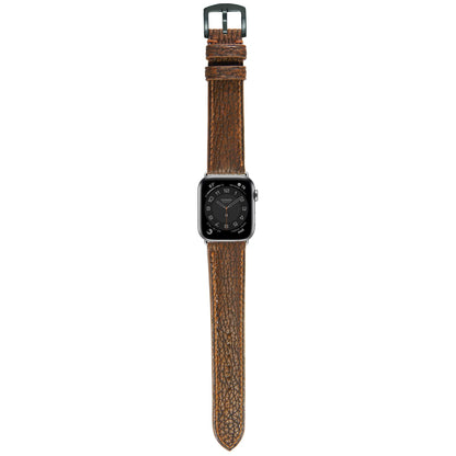 Shark Skin Watch Strap - Brown