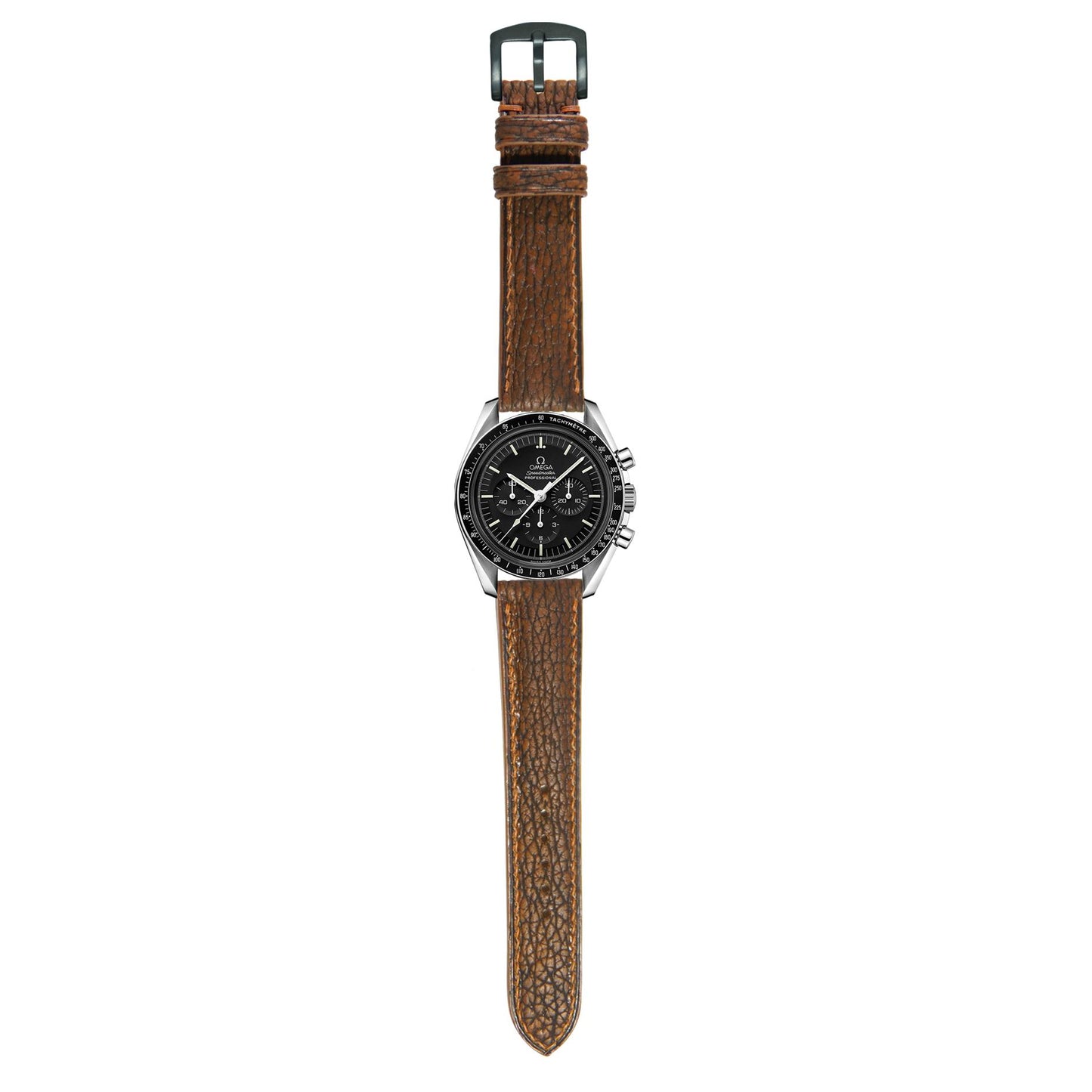 Shark Skin Watch Strap - Brown