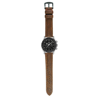 Shark Skin Watch Strap - Brown