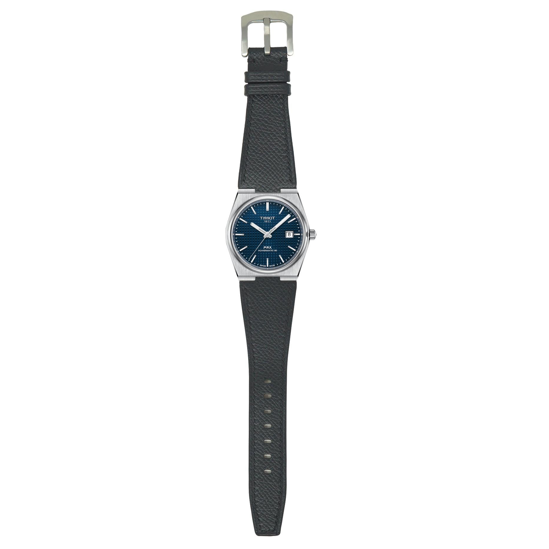 2025購入 TISSOT PRX 自動巻き ネイビー 純正ラバーベルト 2025購入