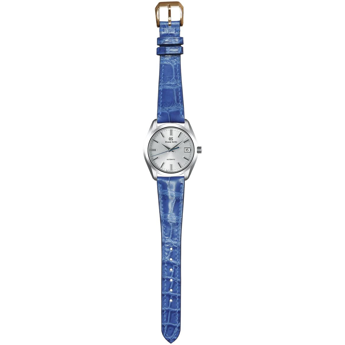 Crocodile Leather Watch Strap – Ocean Blue