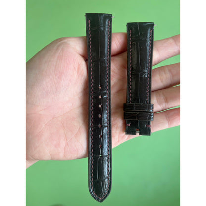 Crocodile Leather Straps - Brown/20mm