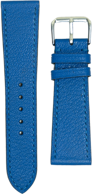 alran goat leather watch strap - blue