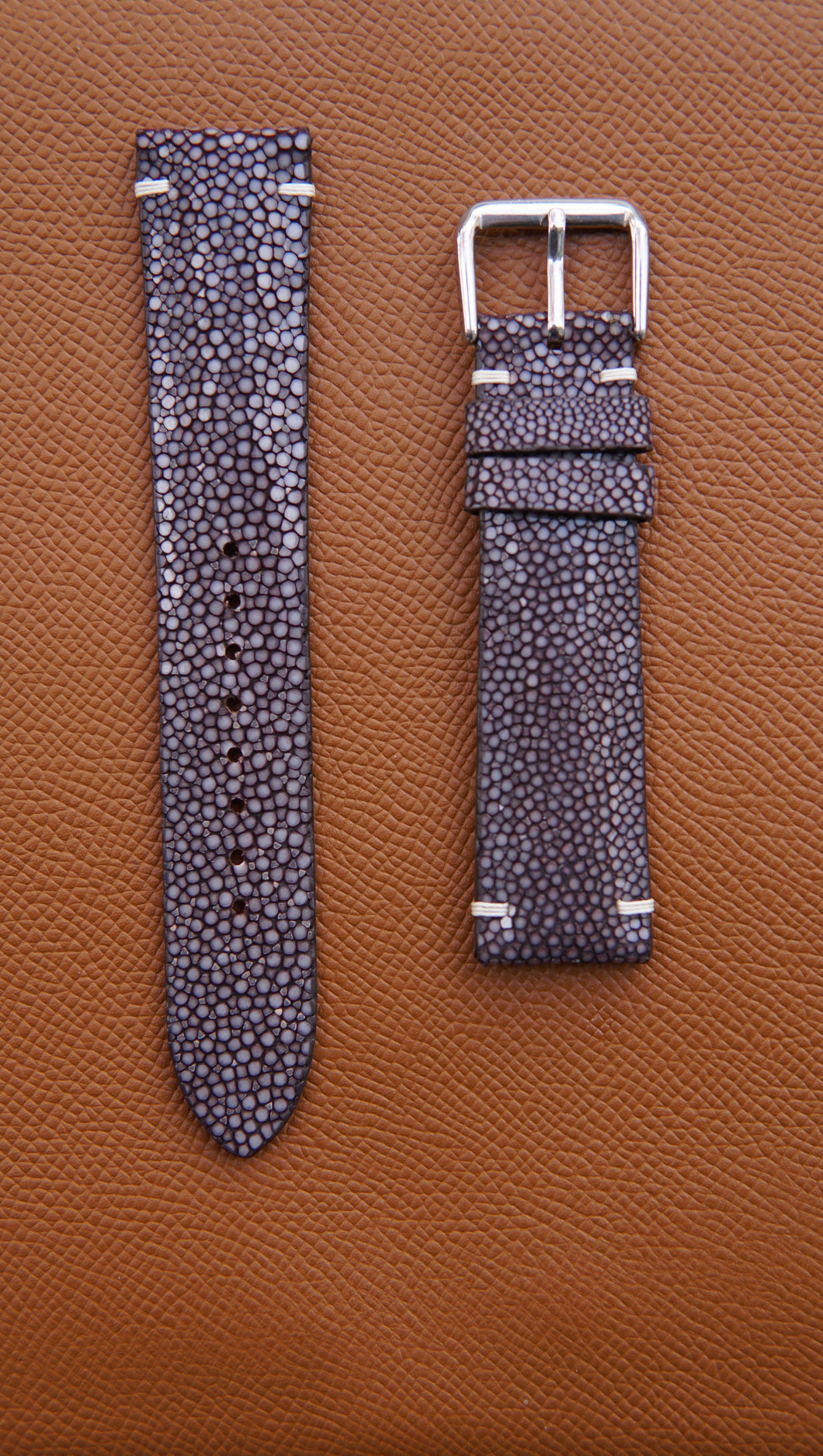 Stingray Leather Straps - Brown/20mm
