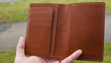Tải hình ảnh vào trình xem Thư viện, Passport Holder - Brown Barenia Leather
