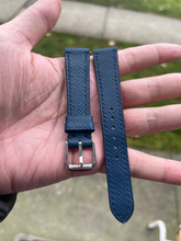 Load image into Gallery viewer, Epsom Leather Straps - Navy Blue/16mm-17mm-18mm-20mm-22mm-24mm
