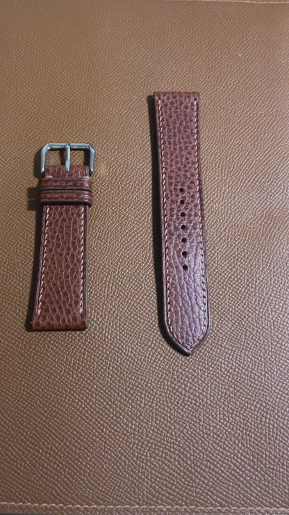 Dollaro Leather Watch Strap - Whisky