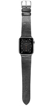 Load image into Gallery viewer, Lizard Leather Watch Strap - Black

