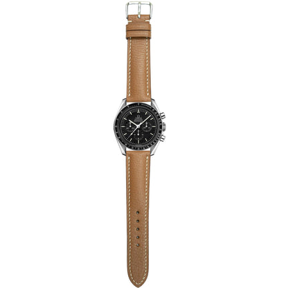 Alran Goat Leather Watch Strap - Brown
