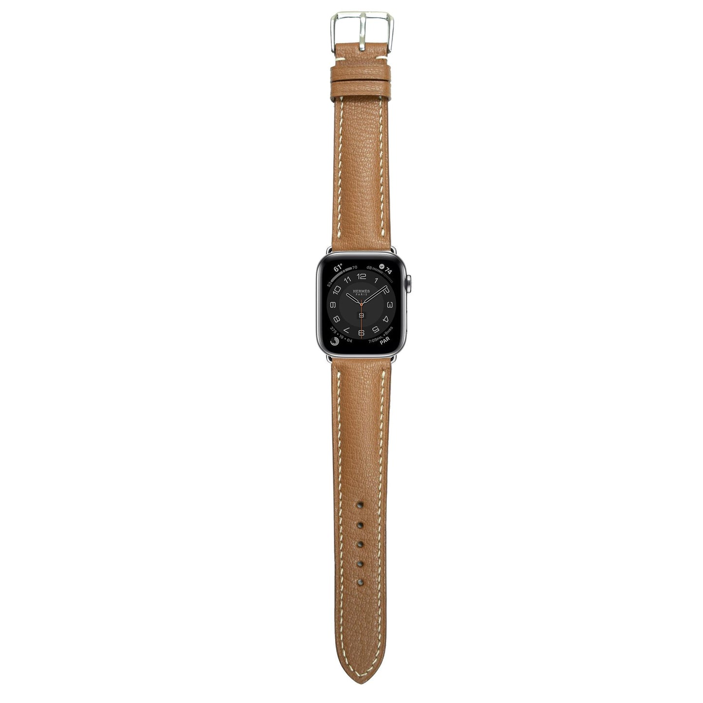 Alran Goat Leather Watch Strap - Brown