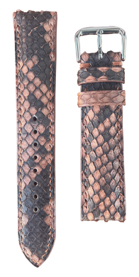 Snakeskin Leather Watch Strap - Copper