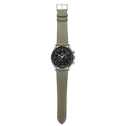 Epsom Leather Watch Strap - Gray