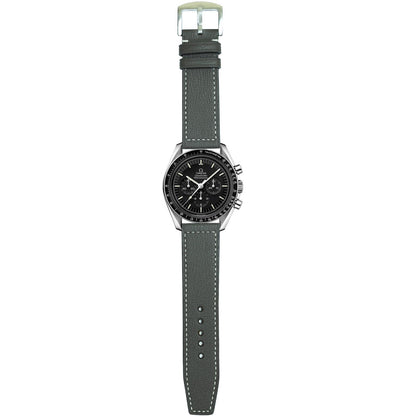 Alran Goat Leather Watch Strap - Gray