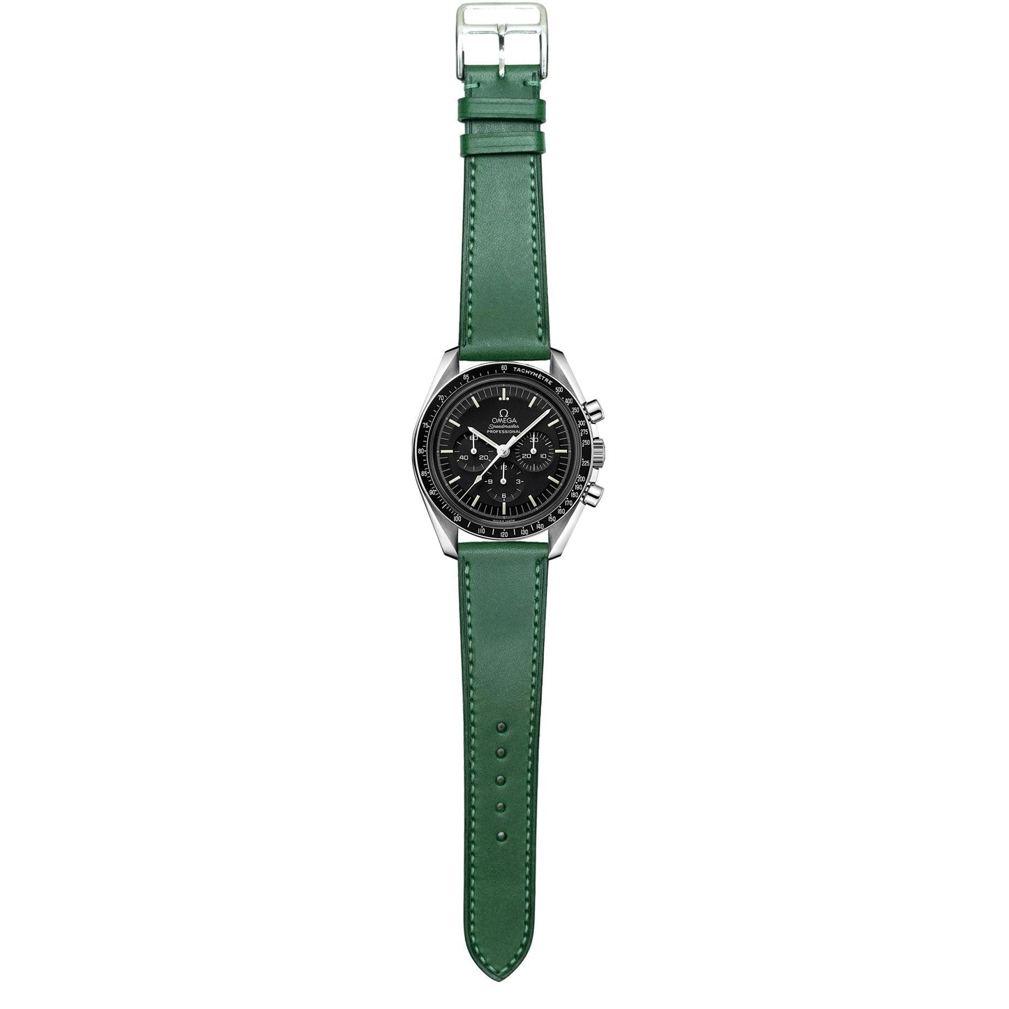 Buttero Leather Watch Strap - Green