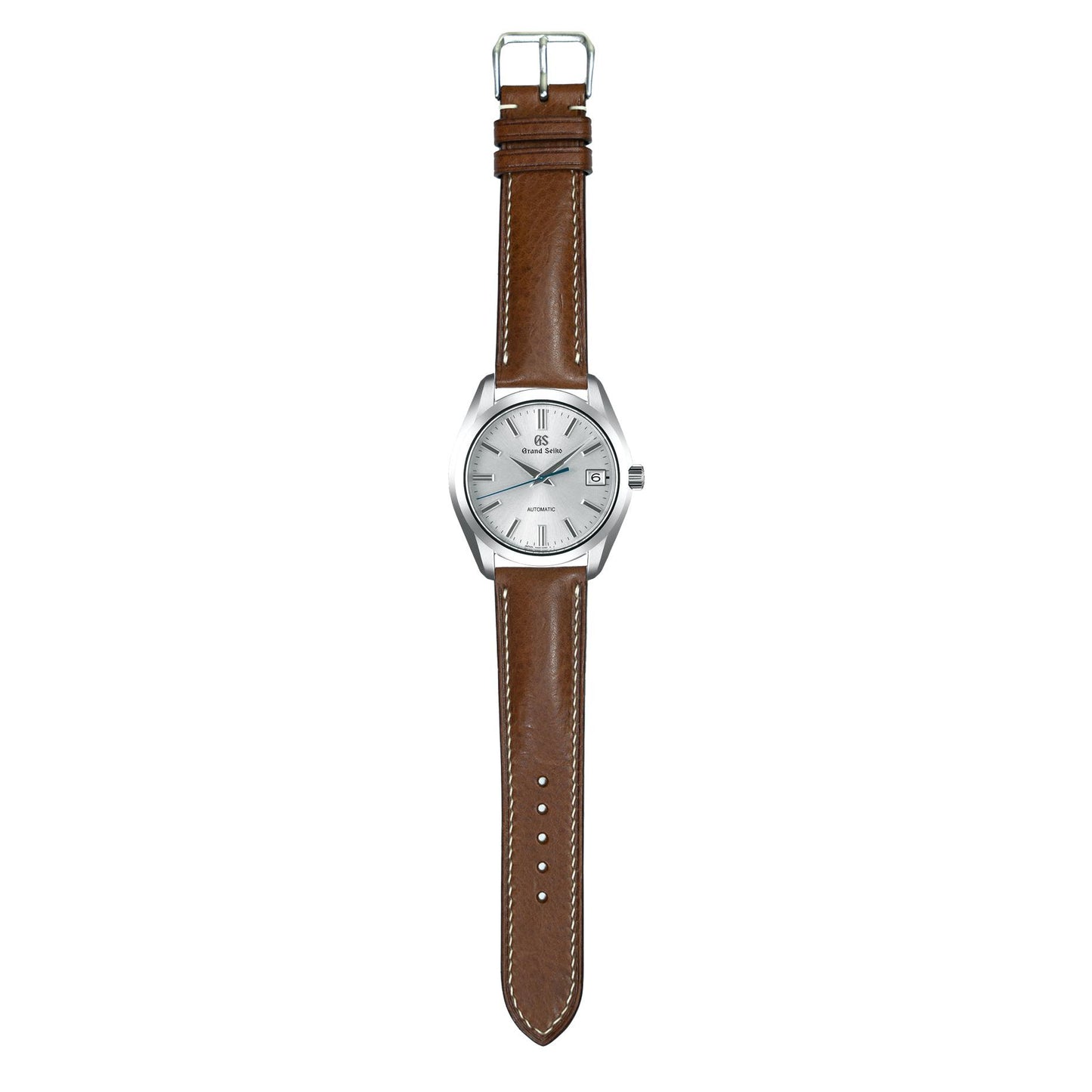 Minerva Box Leather Watch Strap - Brown