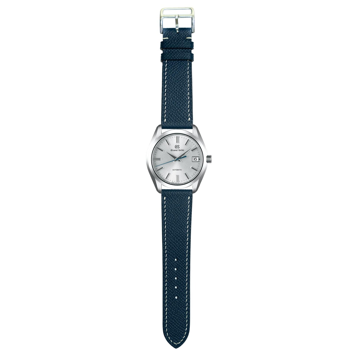 Epsom Leather Watch Strap - Navy