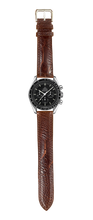 Load image into Gallery viewer, Ostrich Leg Leather Watch Strap - Dark Brown

