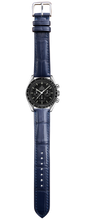 Load image into Gallery viewer, Crocodile Leather Watch Strap - Dark Blue
