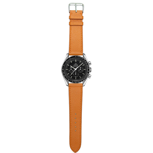 Epsom Leather Watch Strap - Orange