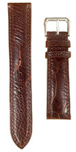 Load image into Gallery viewer, Ostrich Leg Leather Watch Strap - Dark Brown
