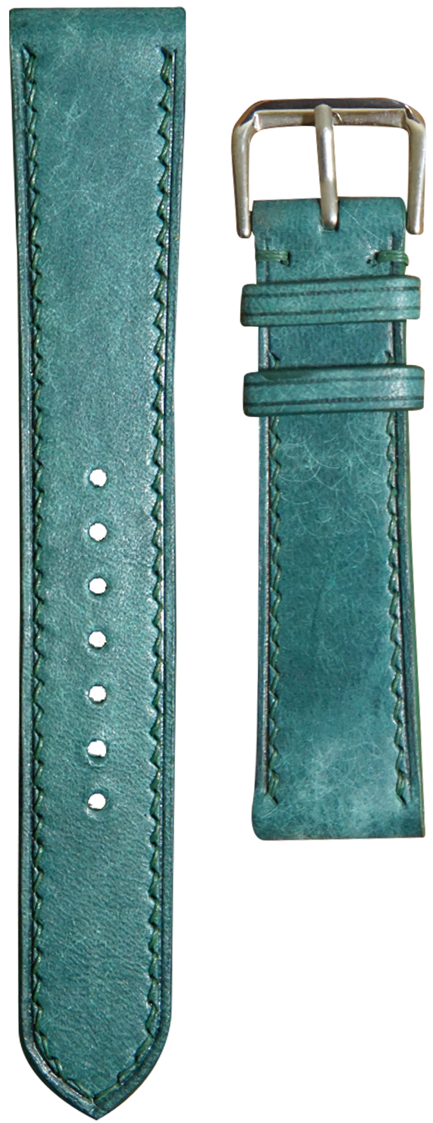 Maya Leather Watch Strap - Turquoise