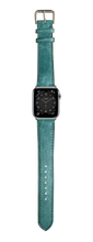 Load image into Gallery viewer, Maya Leather Watch Strap - Turquoise
