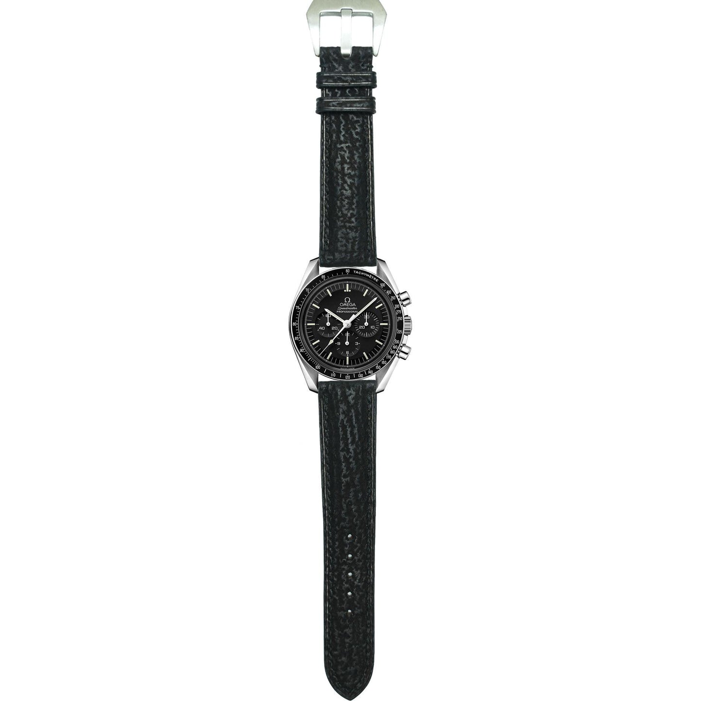 Shark Skin Watch Strap - Black