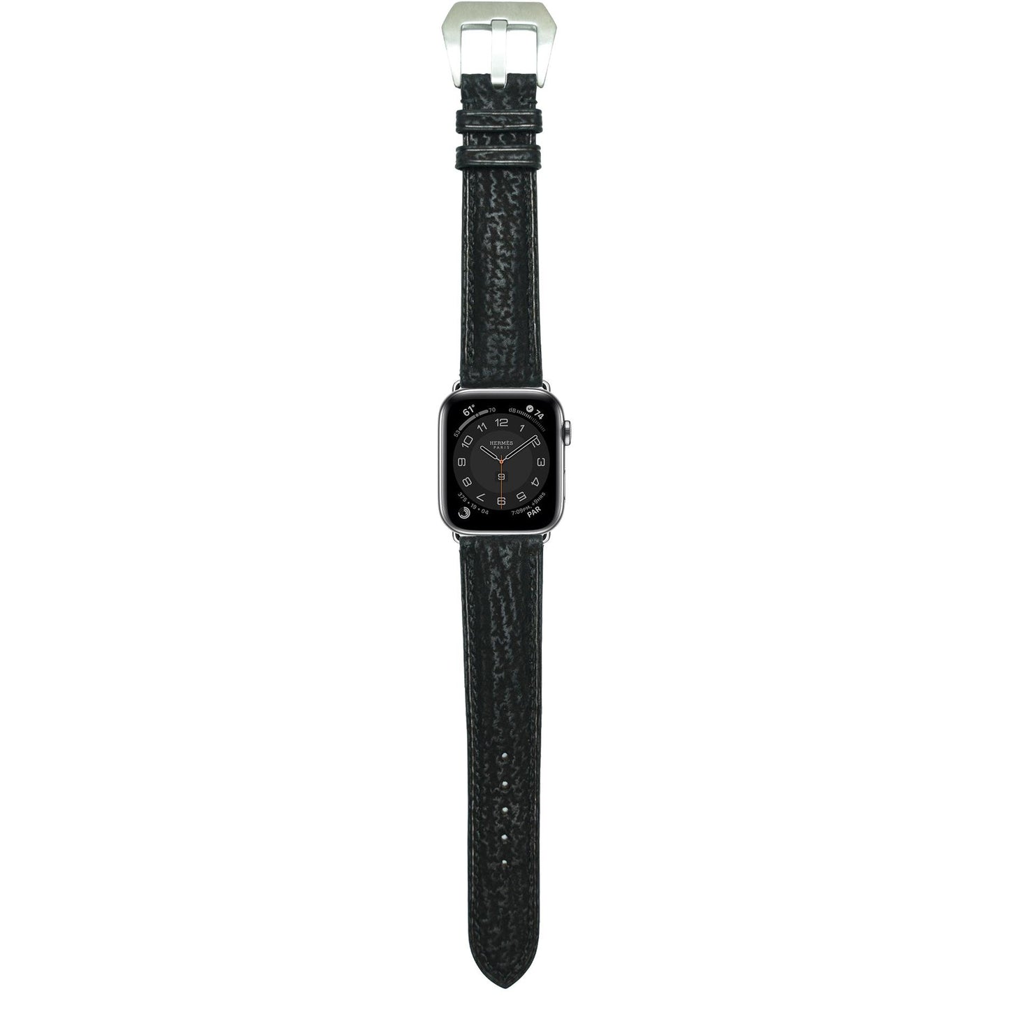 Shark Skin Watch Strap - Black